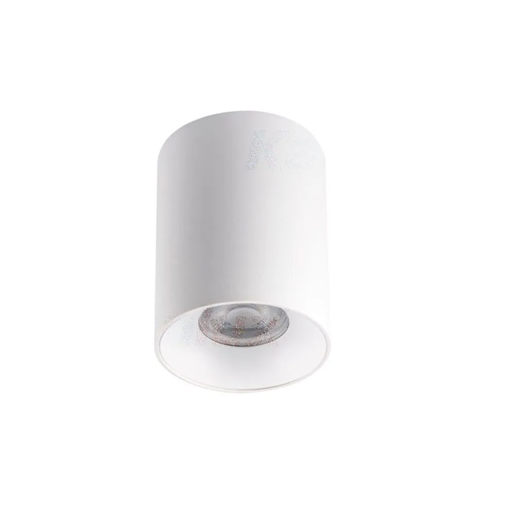 Plafonnier led par16 gu10 saillie 10w 85mm rond ip20